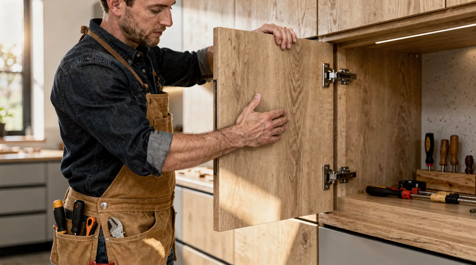 Checking basic details like finish, door alignment, and how drawers are assembled reveals craftsmanship quality