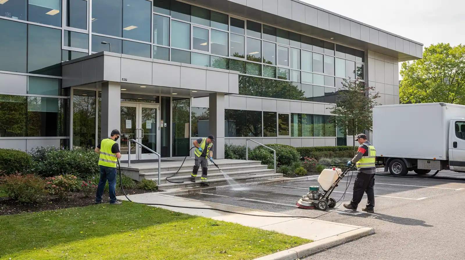 House and building washing via pressure washing is positioned as an affordable way to remove