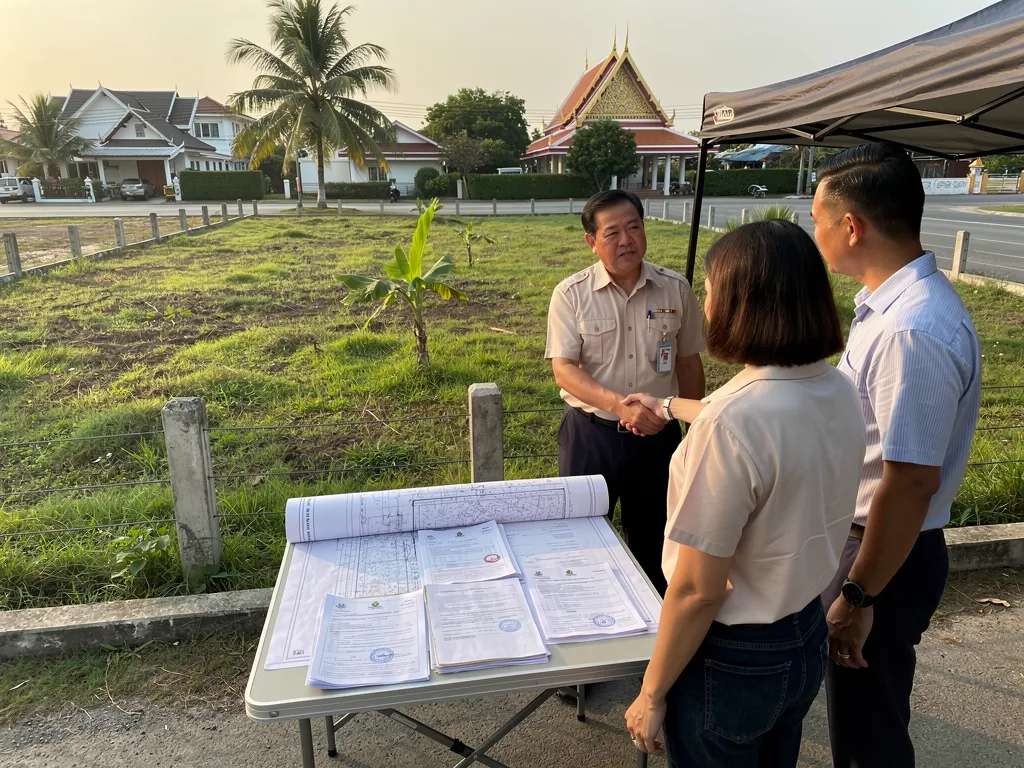 Leasehold and usufruct registration documents for Thai land