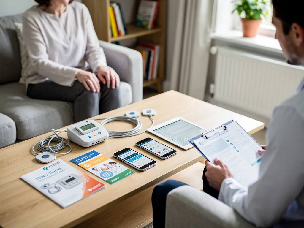 Healthcare professional reading a pain management society safety bulletin