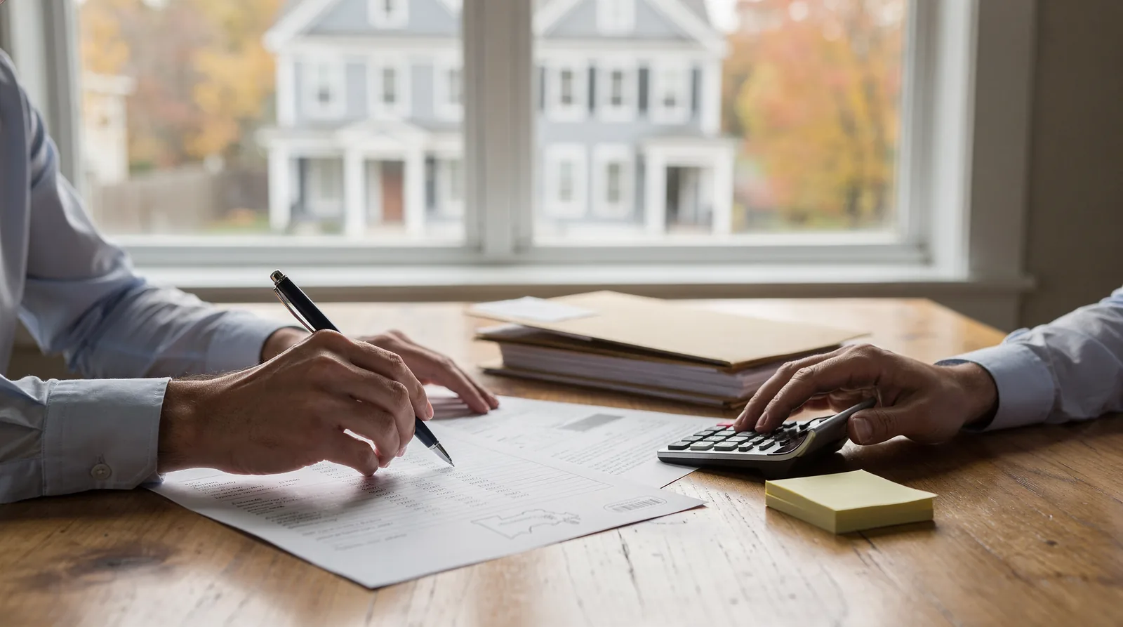 Registry of Deeds paperwork and deeds excise calculation for a Massachusetts sale
