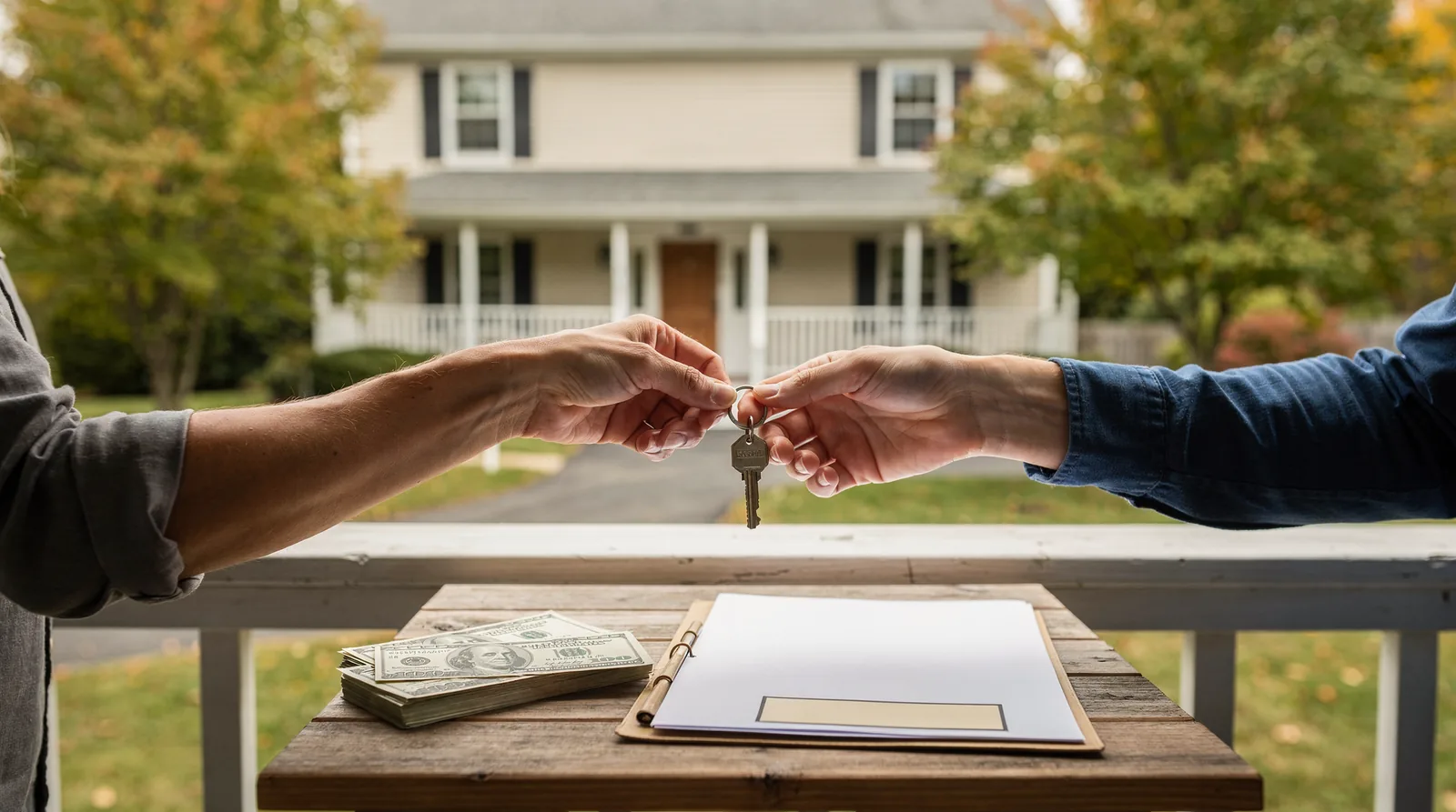 Single-family home in Bridgewater, Massachusetts sold for cash as-is