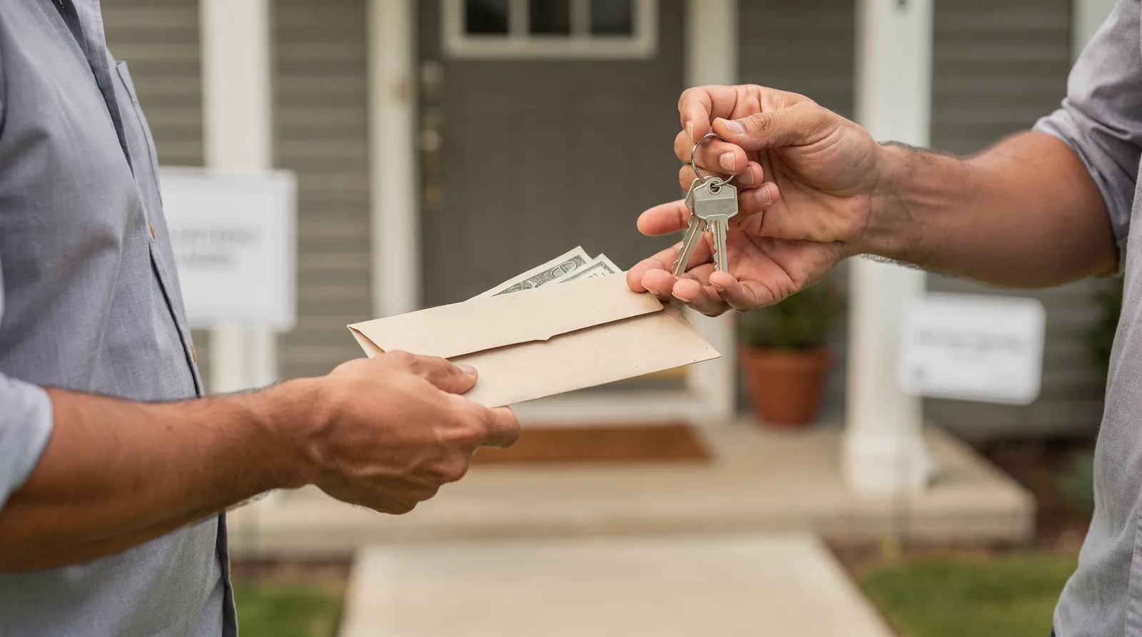 Closing paperwork for a fast cash home sale in Bridgewater, MA