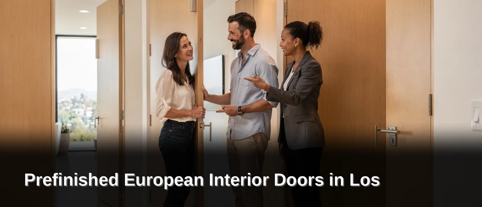 Los Angeles homeowners and designers choose Prefinished European Interior Doors for their refined aesthetic