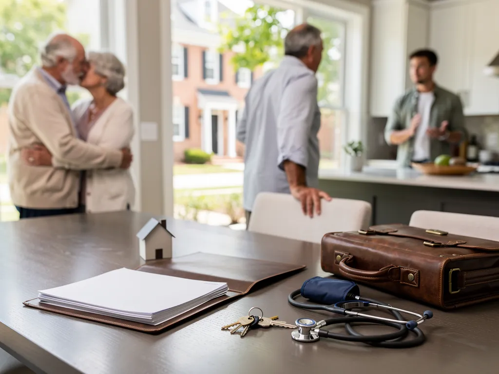Northern Virginia homeowner weighing life insurance coverage options for their family