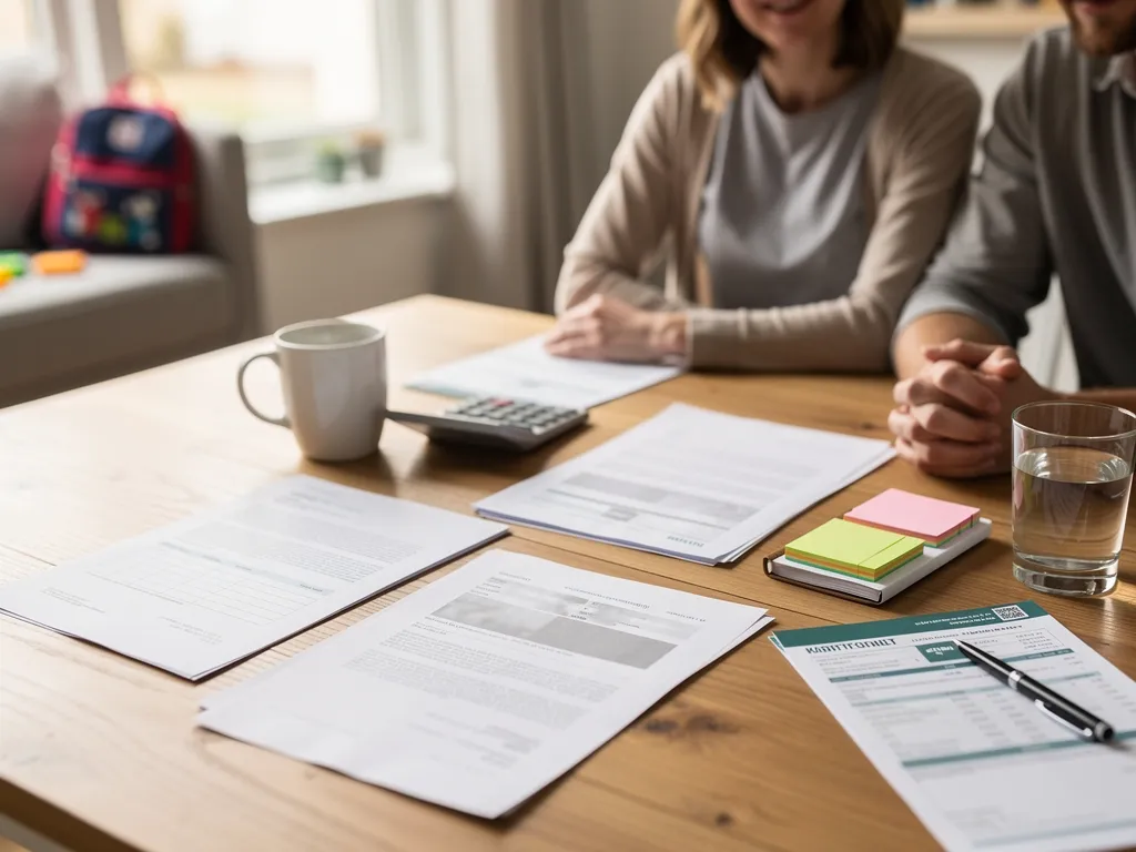 Homeowner and insurance agent discussing a mortgage protection coverage checklist