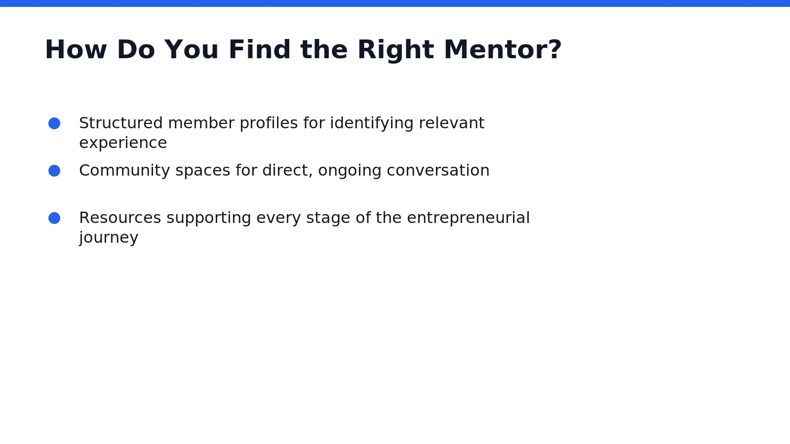 Career Mentorship 2 Fit determines the value of any mentoring relationship far more than convenience does. Selecting