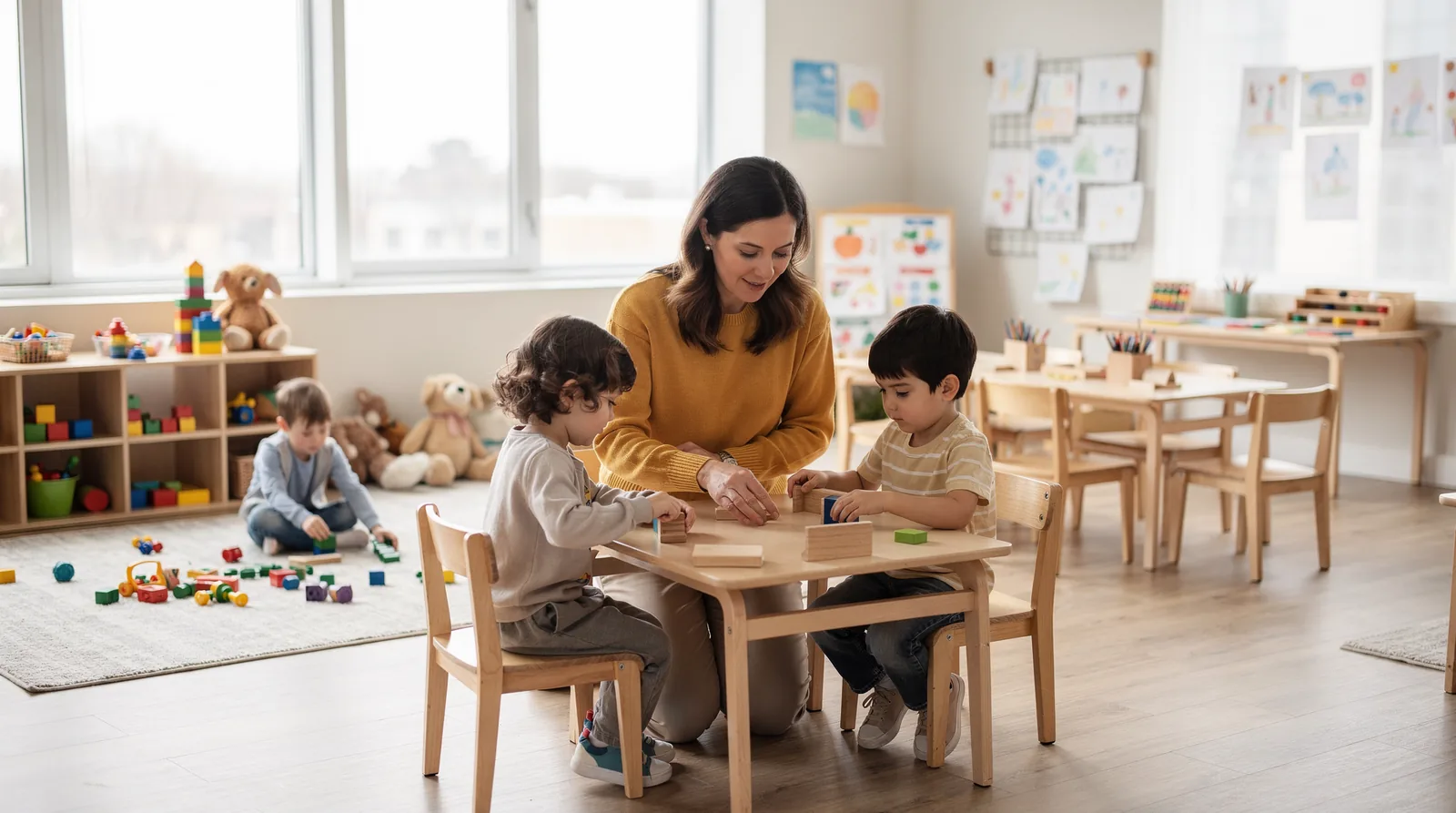 Kindergarten associations, daycare services, and centre-based early childhood education (ECE) providers differ mainly