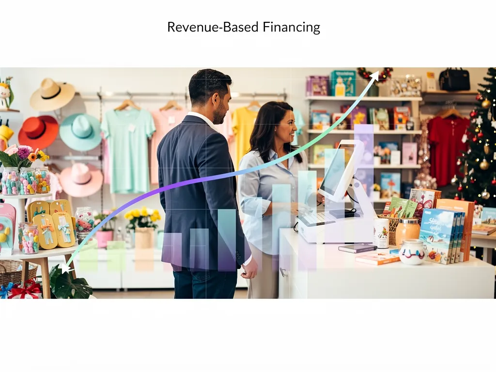 Business owner reviewing flexible repayment terms scaled to monthly revenue