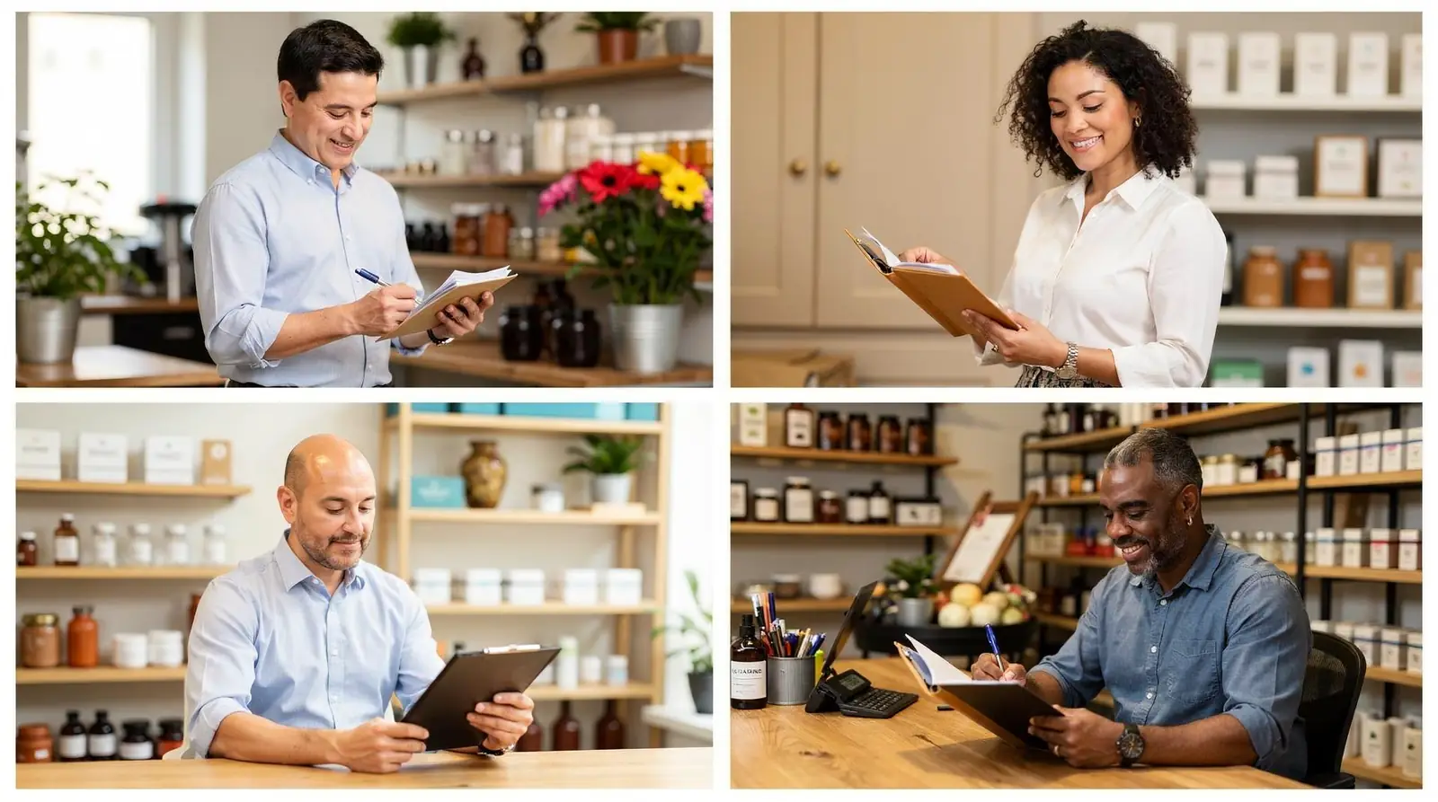 Four factors decide most approvals: credit history, business revenue, time in operation, and cash flow