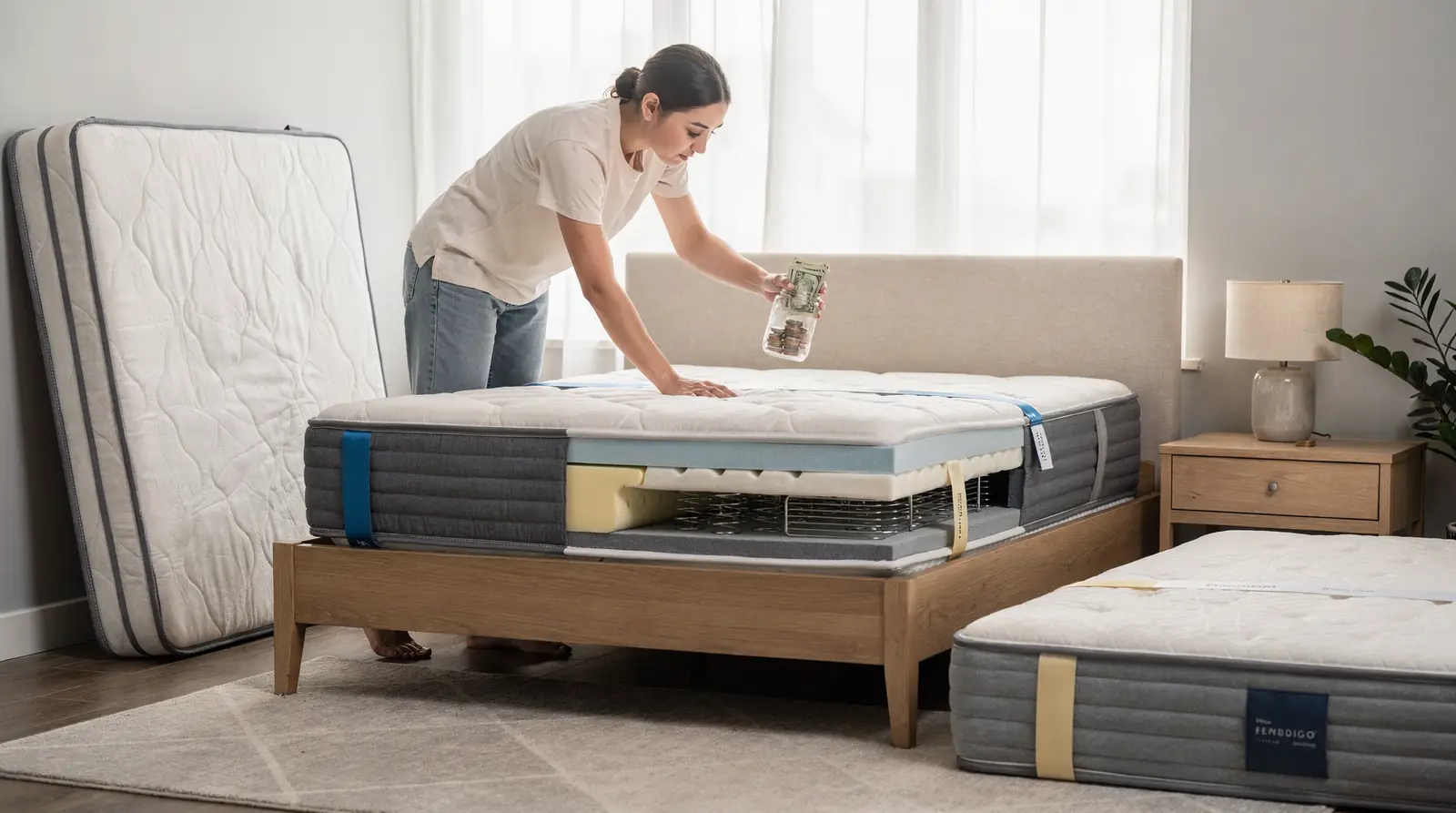 Budget shapes mattress choice more than any other factor for Brazoria County shoppers. Four constructions