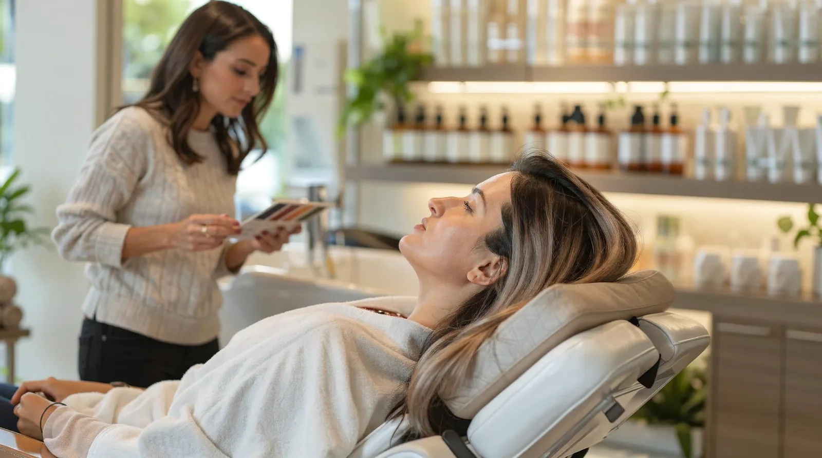 Matching with the right colorist starts with a real consultation, not a guess Matching with the right colorist starts with a real consultation, not a guess