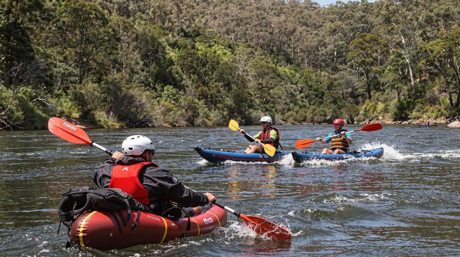 Comparing hard-shell kayaks and performance packrafts