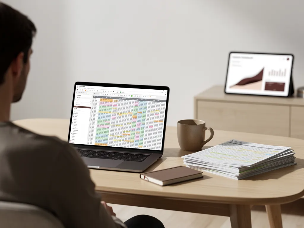 Business owner troubleshooting a broken spreadsheet formula