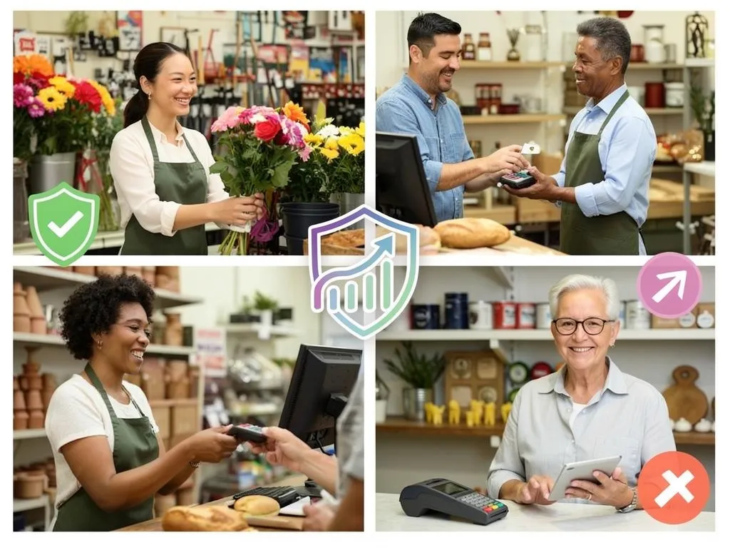 Business owner reviewing asset protection and credit limit benefits