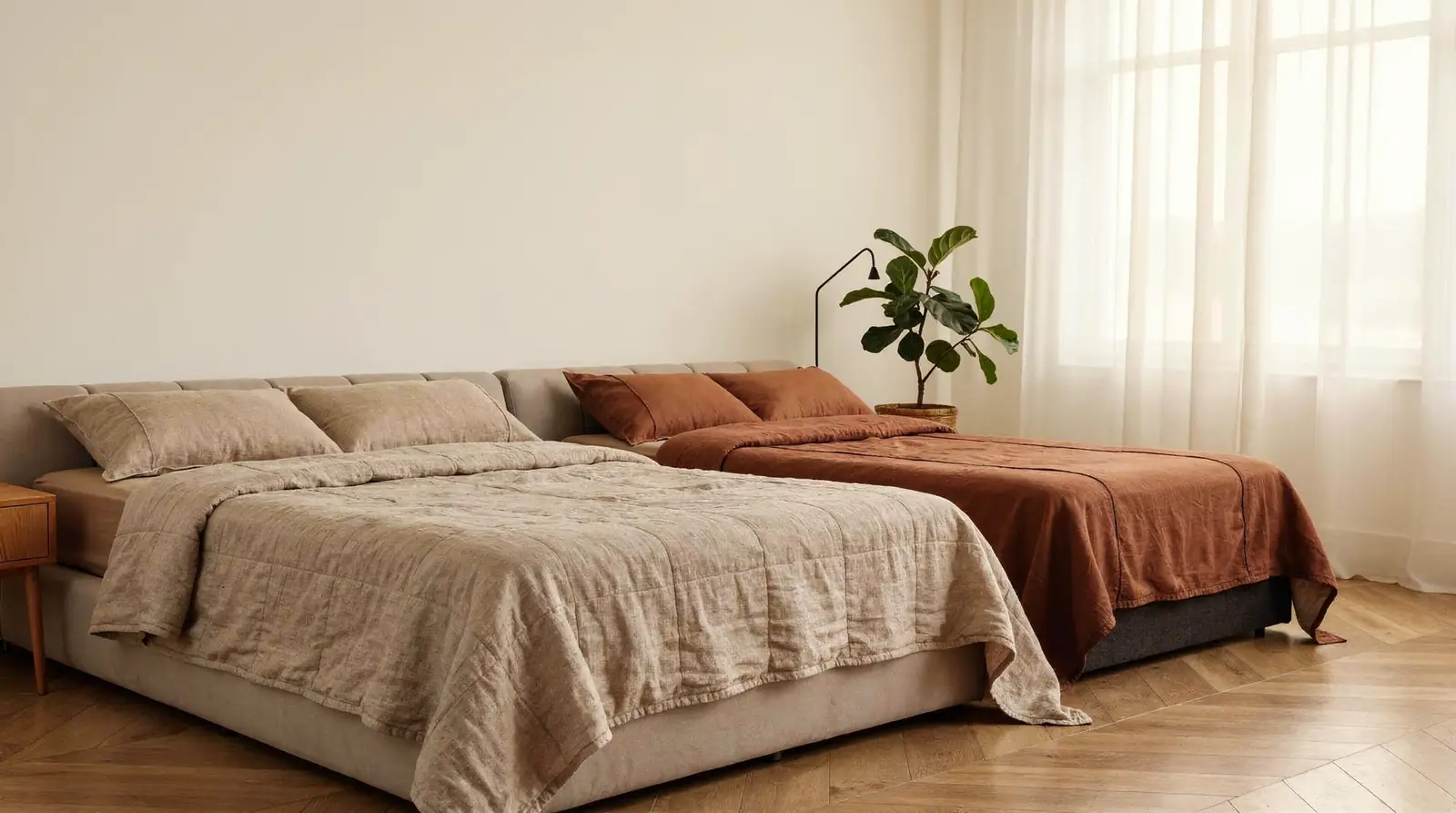 Matching a linen quilt cover australia to the correct bed frame starts with the mattress