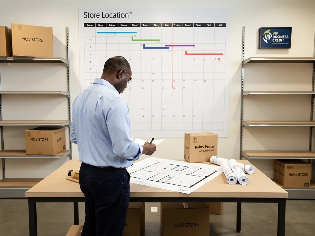 Retailer planning new store location layout with expansion funding in place