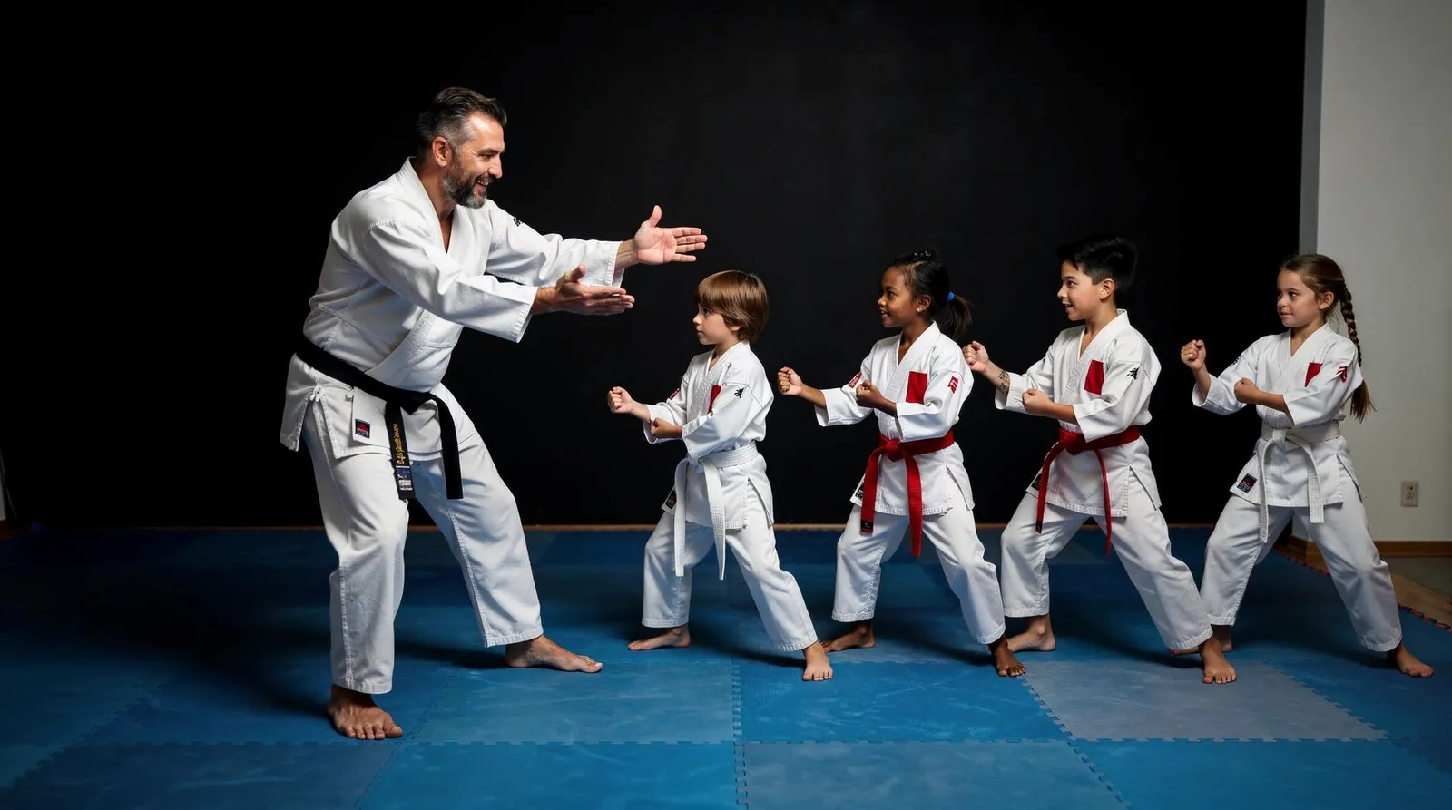 A first visit to South Lake Karate Academy in Clermont starts with an introduction