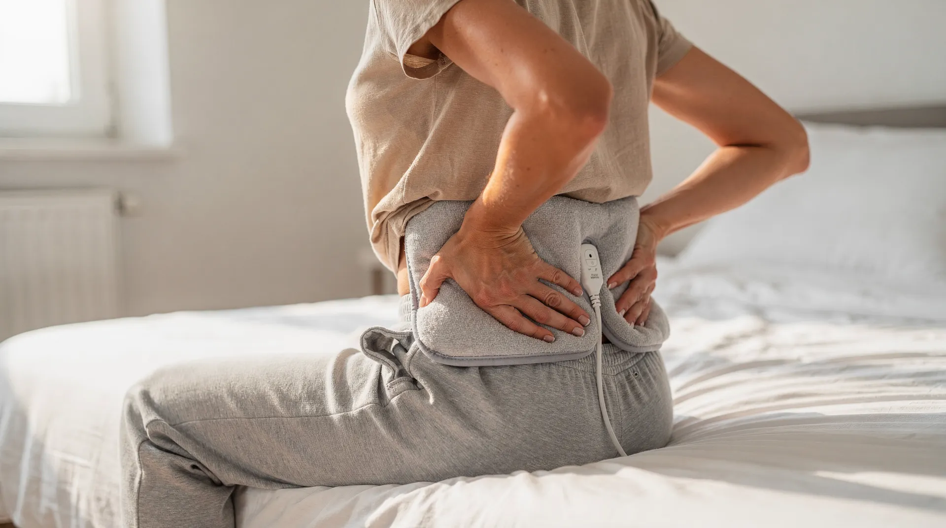Heat is typically recommended for chronic or non-inflammatory back pain rather than acute injuries