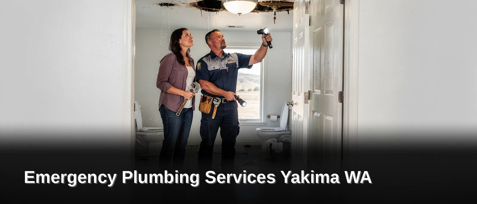 A true plumbing emergency threatens a Yakima home or business right now, not next week