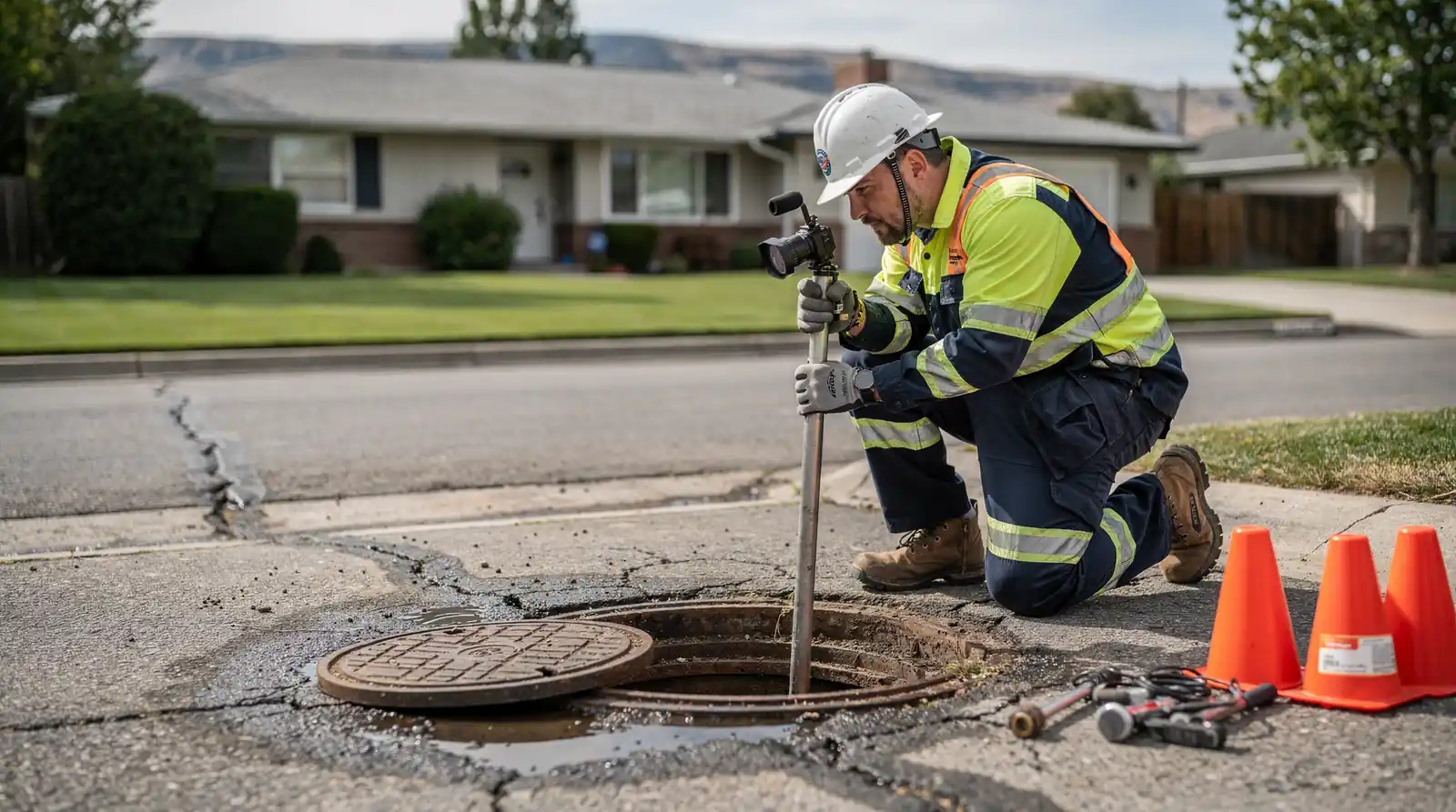 Cracked pipes and root intrusion cause far more damage underground than homeowners realize above ground