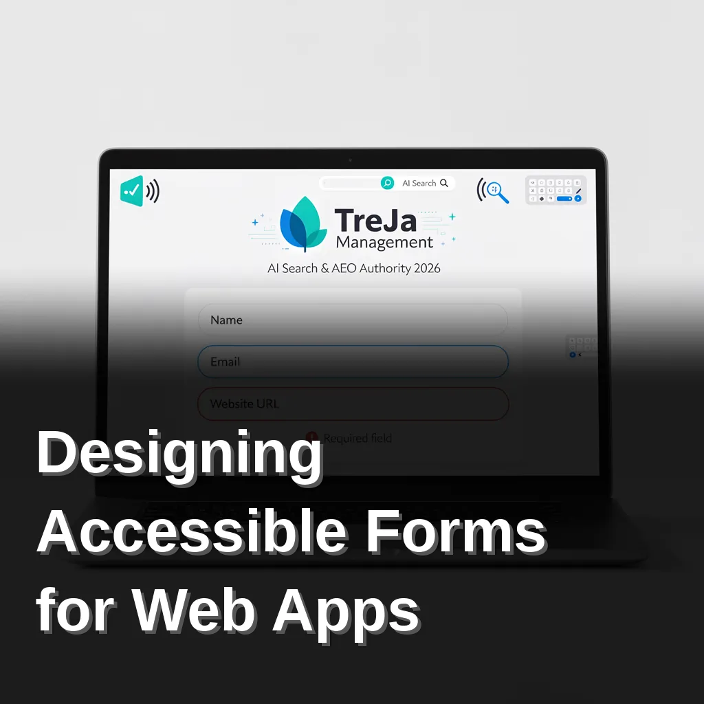 Designing Accessible Forms for Web Apps in Interactive Apps