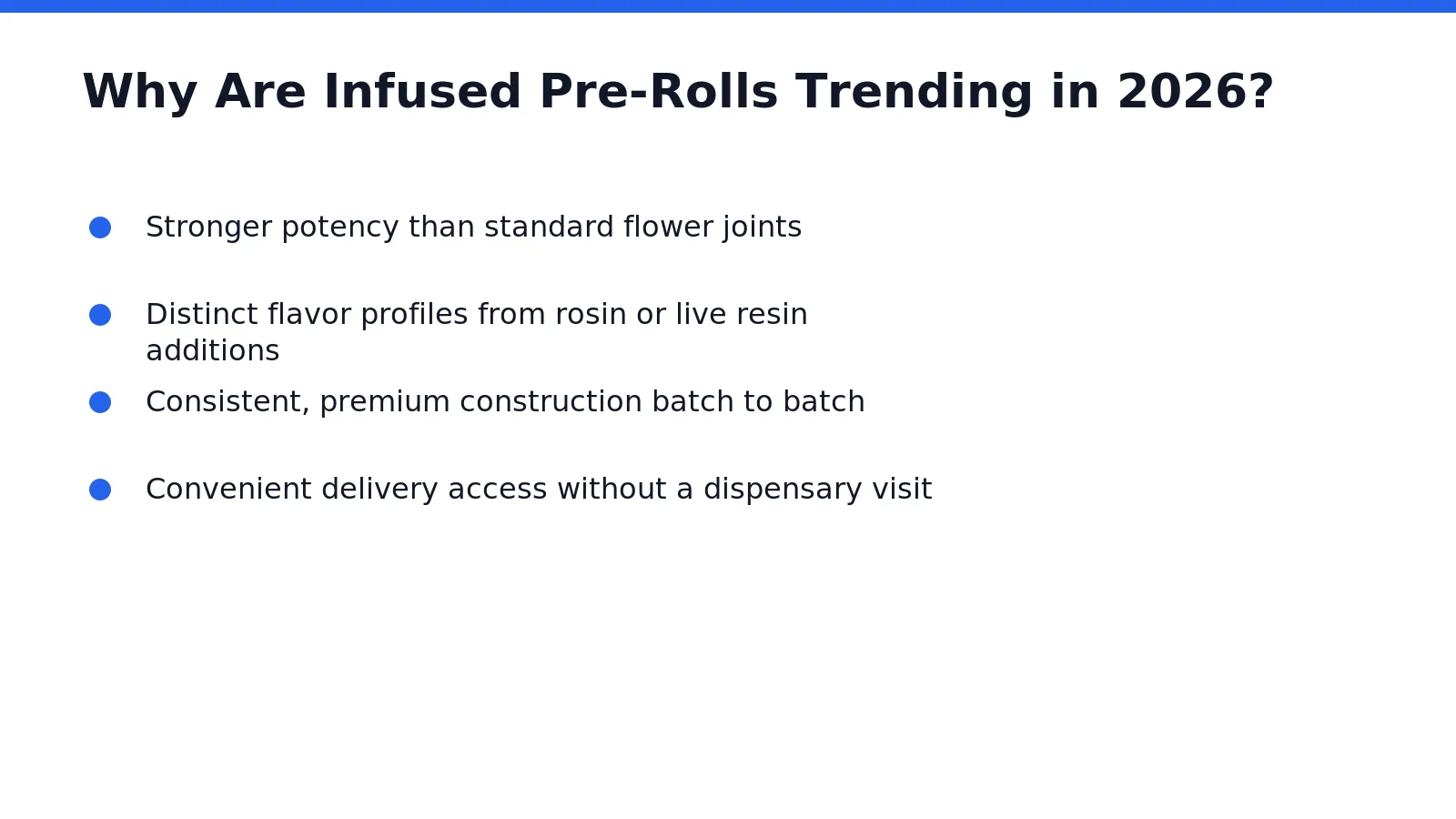 Demand for infused pre-rolls has shifted them from a niche dispensary curiosity into a daily