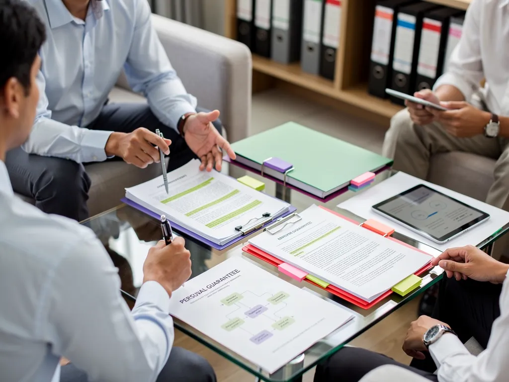Checklist of key terms to review before signing a personal guarantee agreement