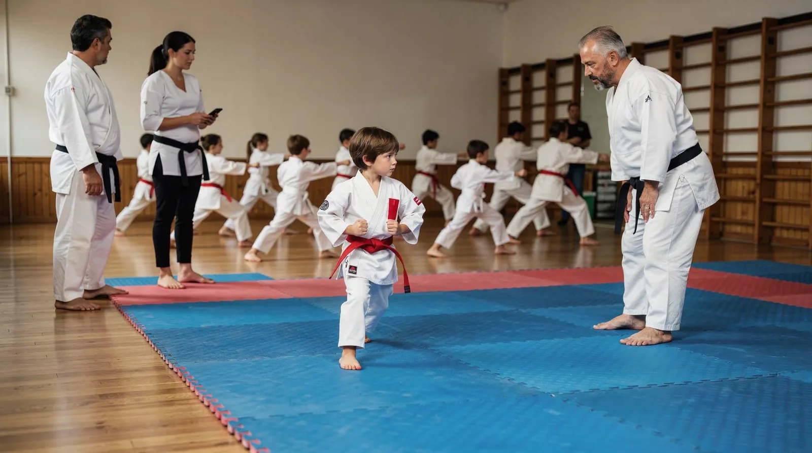 Clermont parents start by booking an introductory class and watching their child step