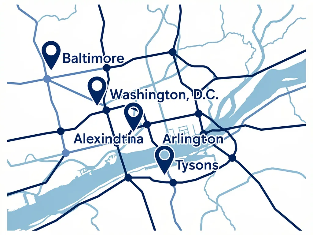 Search behavior in Baltimore differs sharply from patterns in DC or Northern Virginia. Baltimore consumers