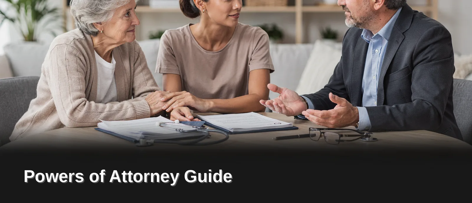 A power of attorney and a healthcare proxy split authority along a clear line: money