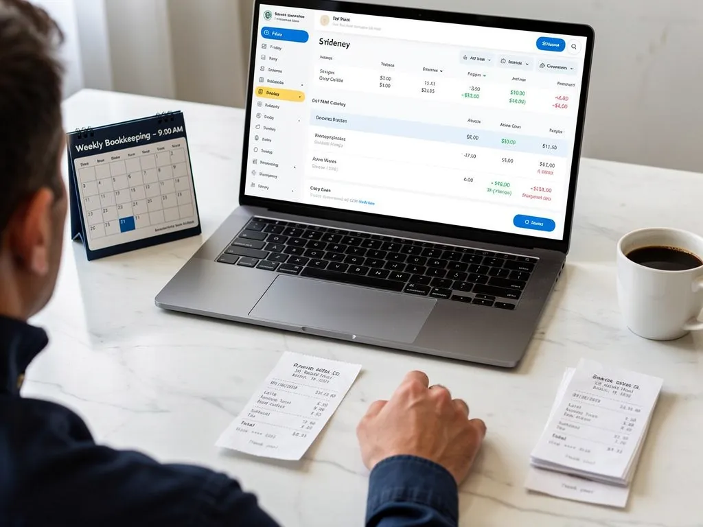**Make bookkeeping part of your routine**