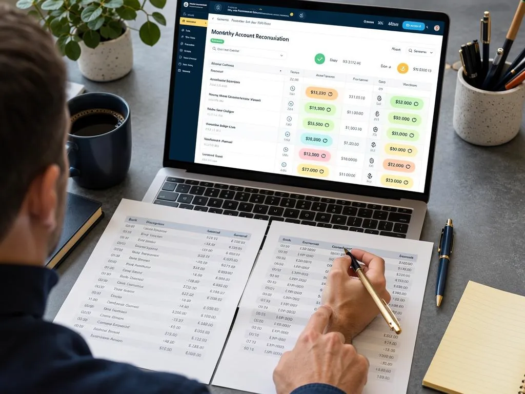 **Reconcile your accounts each month**