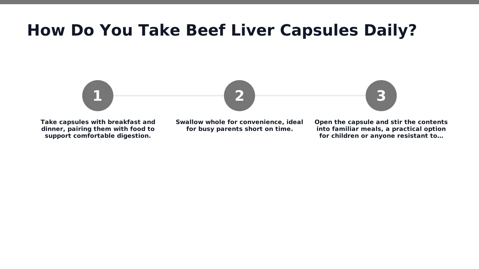 A consistent daily rhythm, rather than an occasional dose, determines whether beef liver capsules deliver