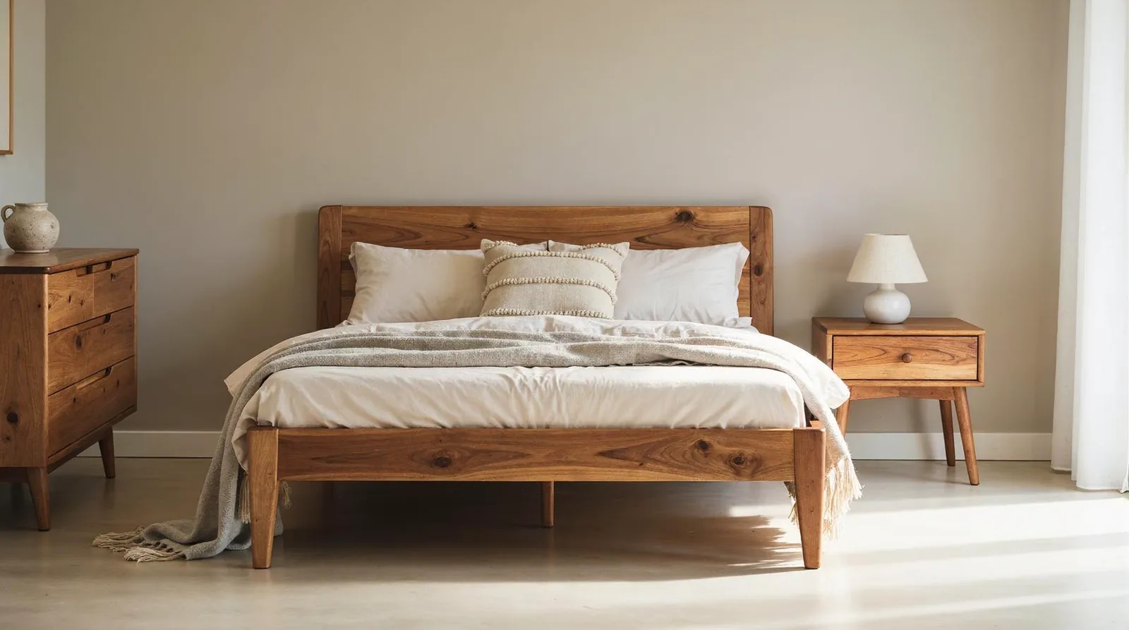 Room dimensions, storage needs, and budget control often tip the scale toward separate furniture choices