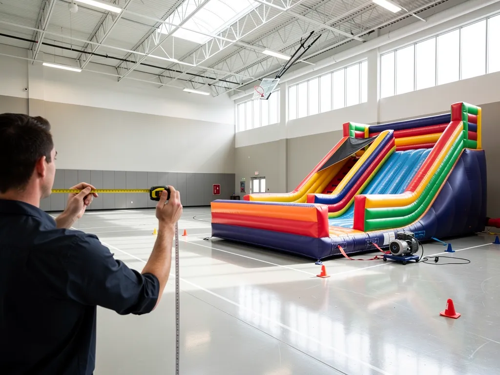 Guest age determines bounce house size more than any other factor. The age group