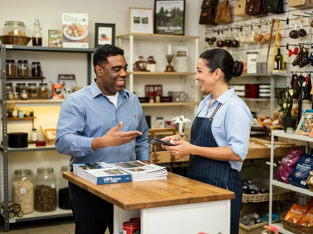 Advisor reviewing CDFI loan terms with a small business owner