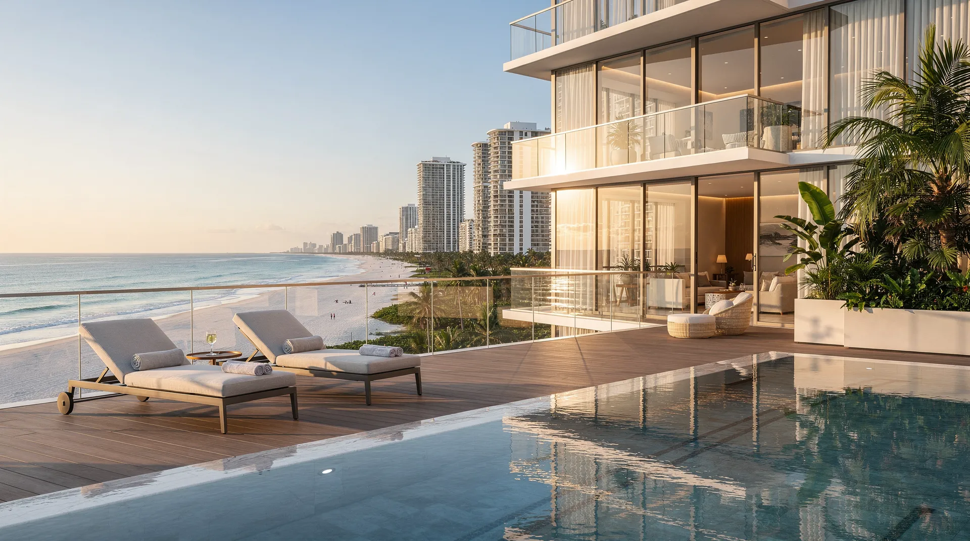 The Estates at Acqualina South Tower in Sunny Isles Beach offers residences ranging from approximately