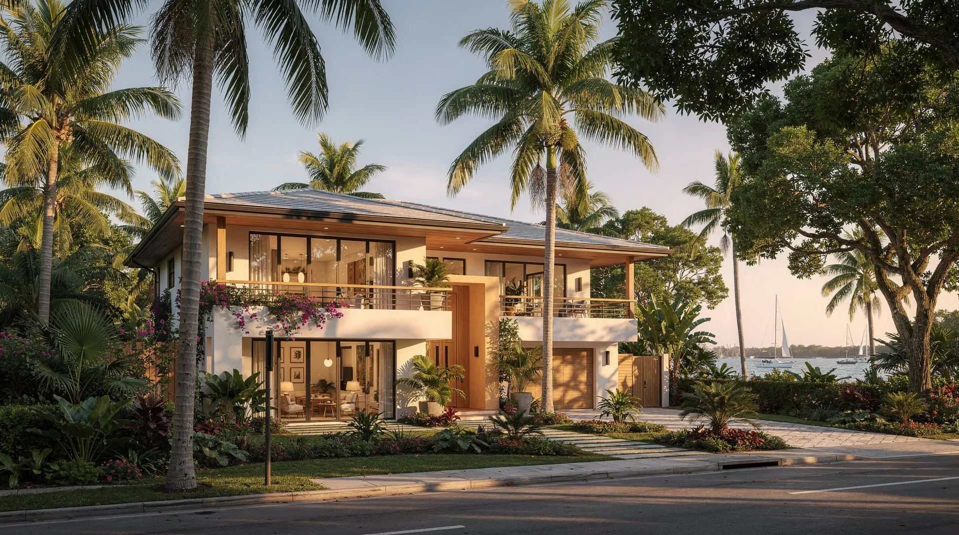 Coconut Grove offers a wide selection of home types, from waterfront estates to new construction
