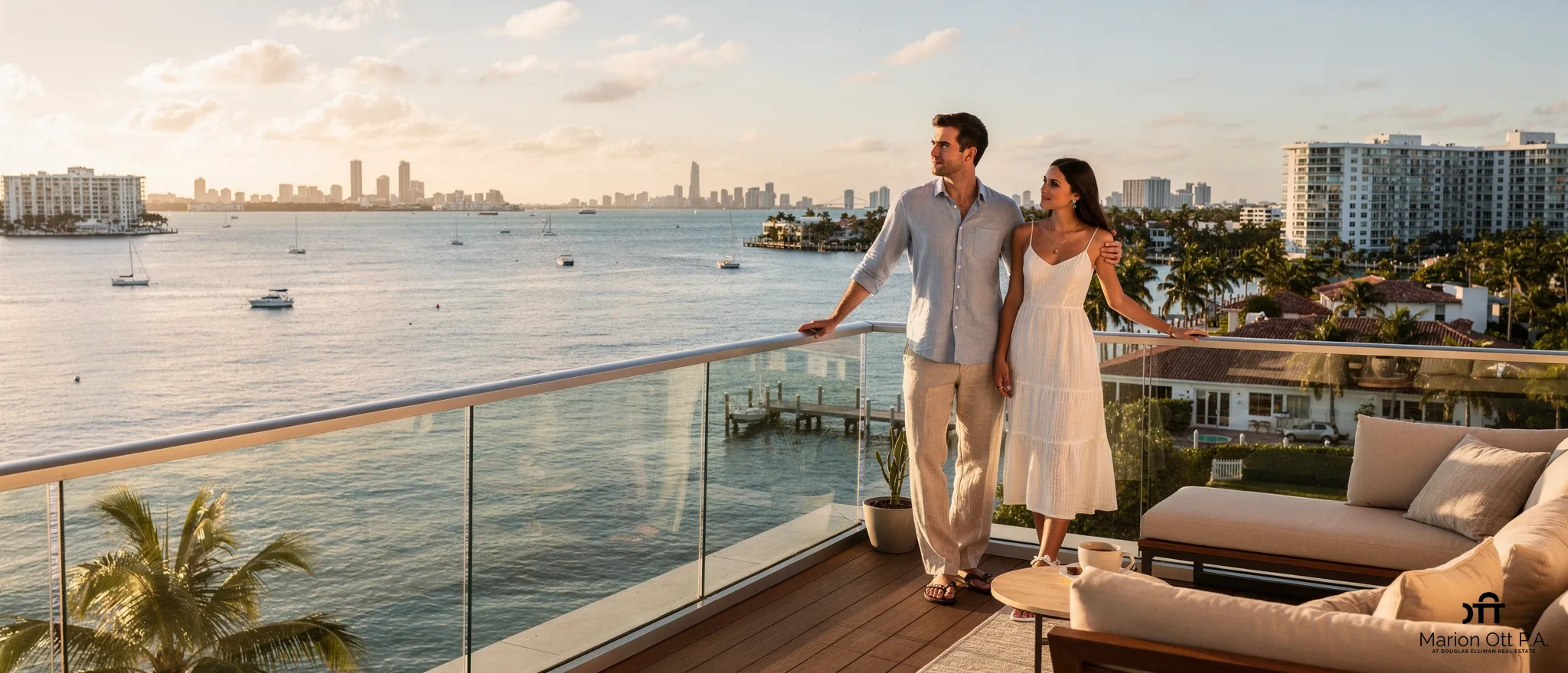 North Bay Village is a private island community situated in Biscayne Bay, offering a tranquil