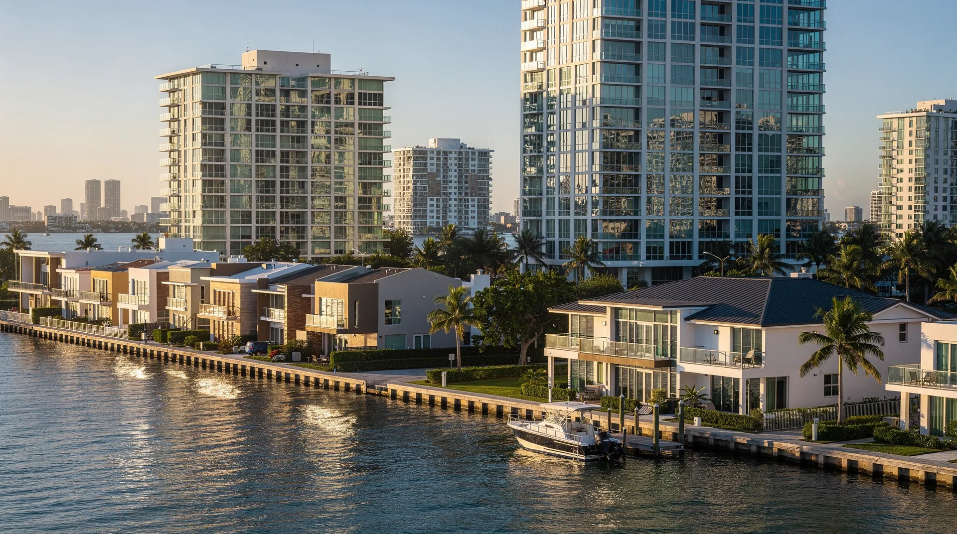 North Bay Village offers a wide selection of property types including condominiums, townhouses, and single-family