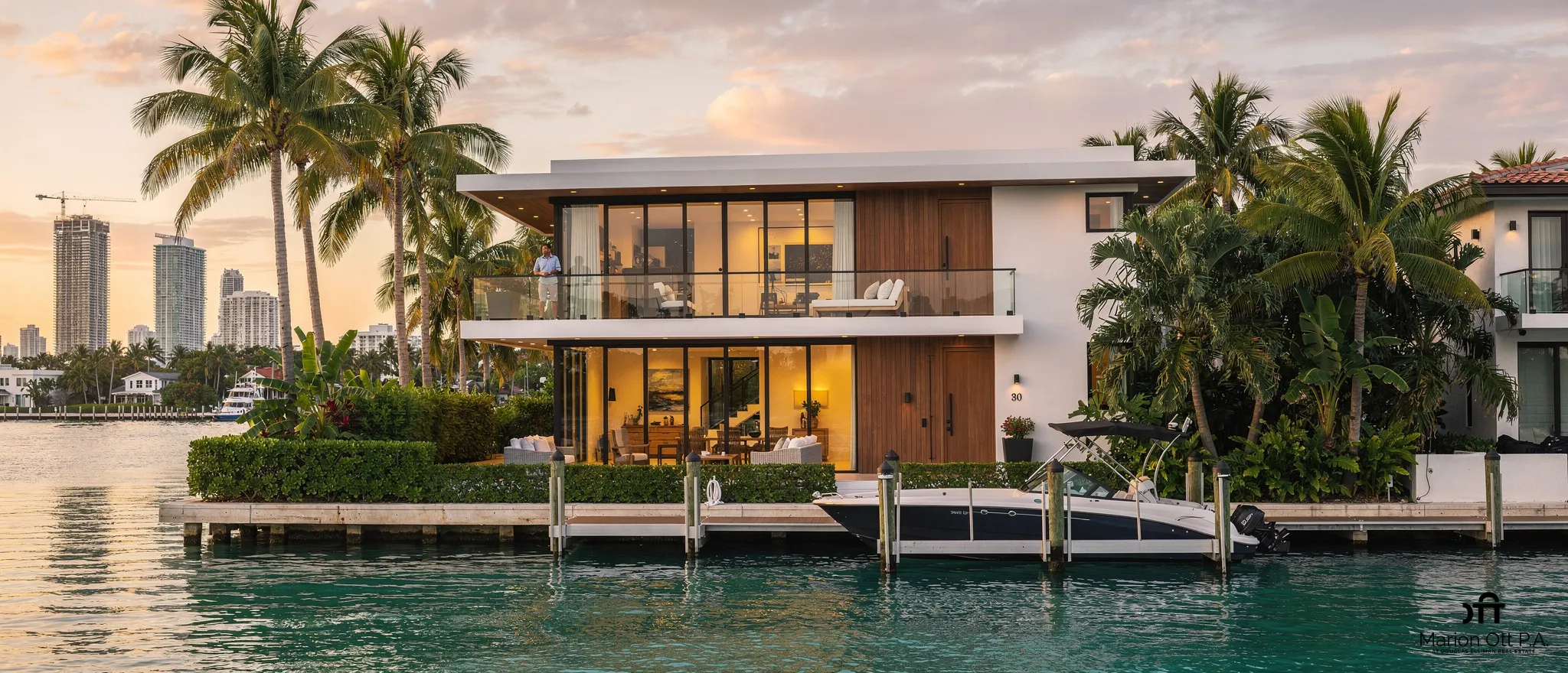 The Venetian Islands is a chain of man-made islands in Miami and Miami Beach