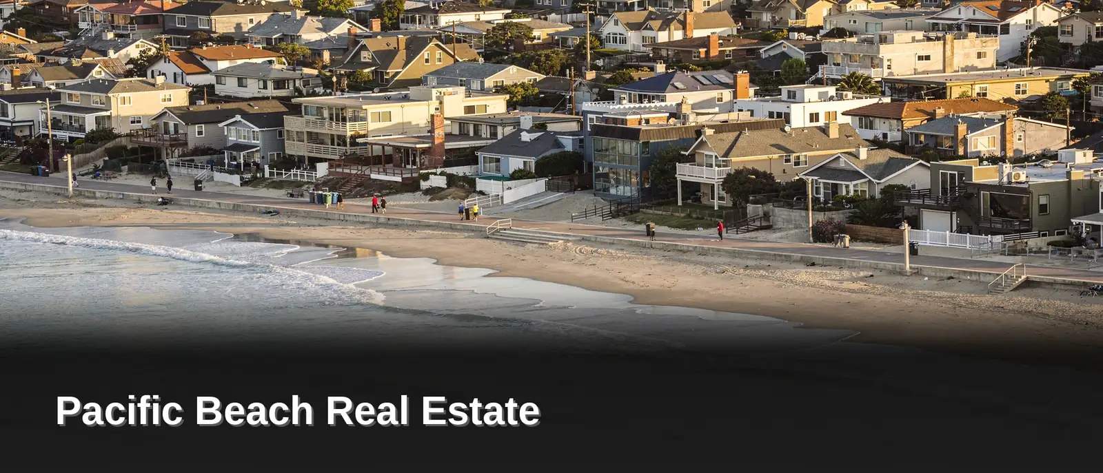 Pacific Beach San Diego coastline and beach homes