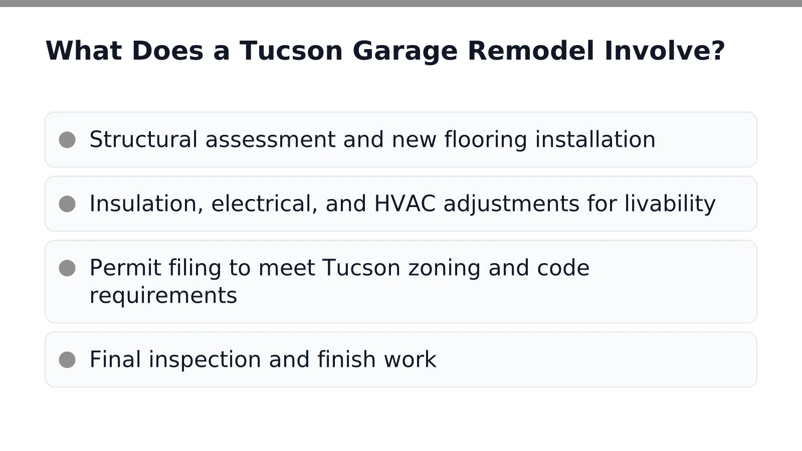 What Does a Tucson Garage Remodel Involve