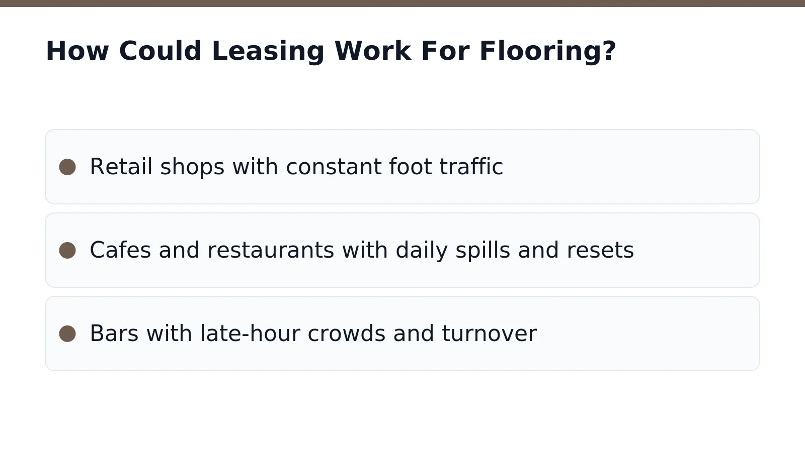 How Could Leasing Work For Flooring