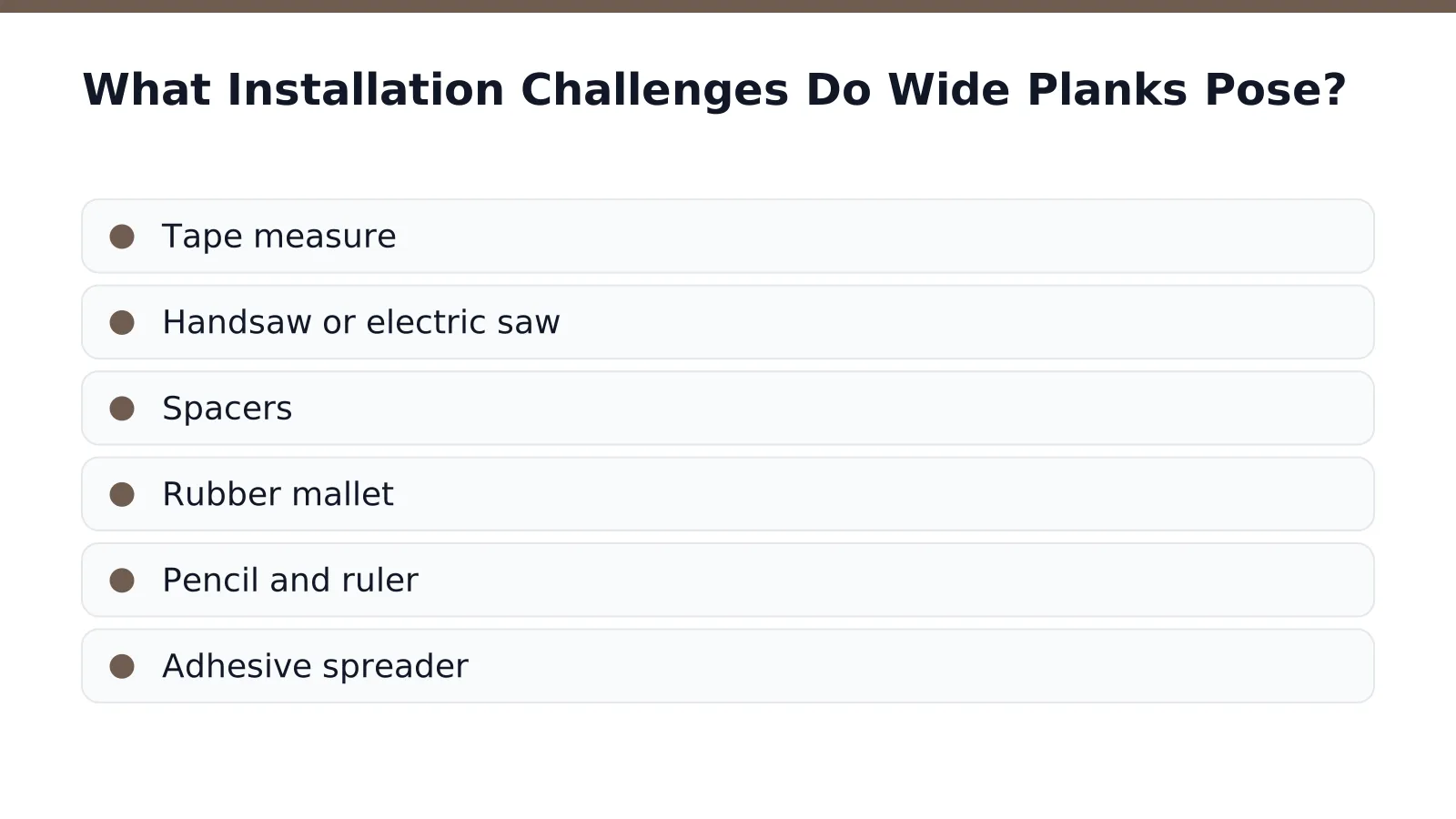 What Installation Challenges Do Wide Planks Pose