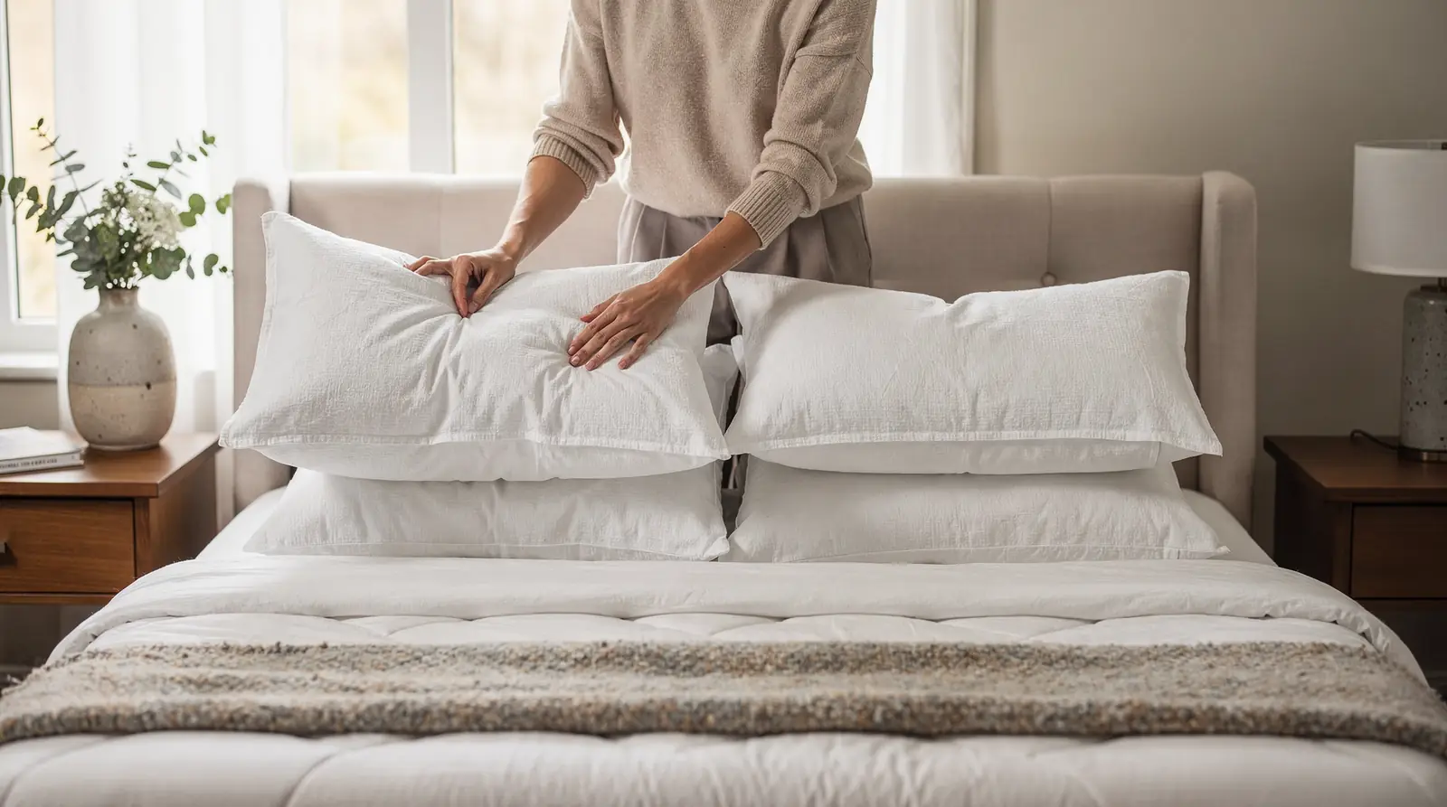 How do you style European pillows well