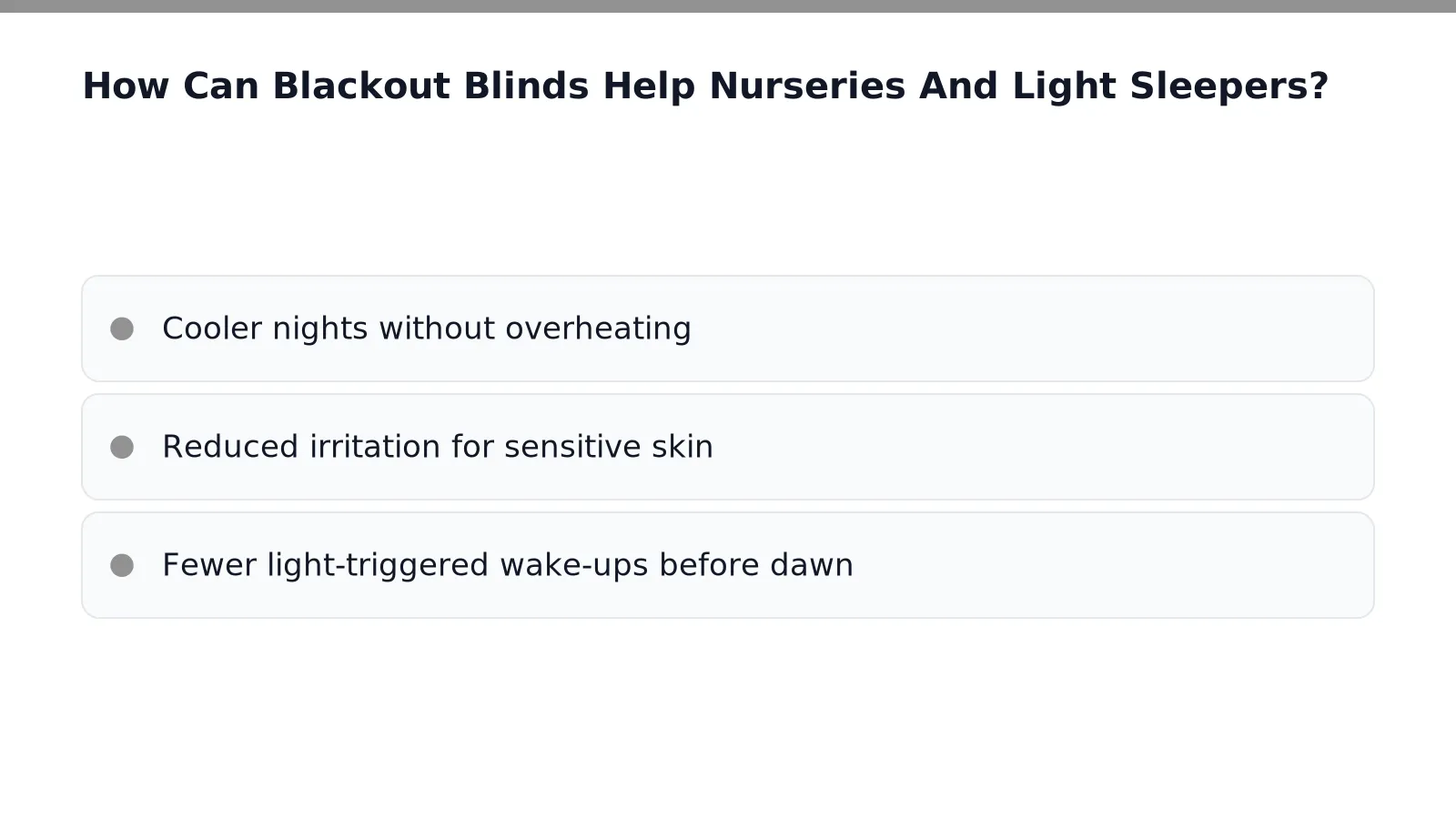 How Can Blackout Blinds Help Nurseries And Light Sleepers