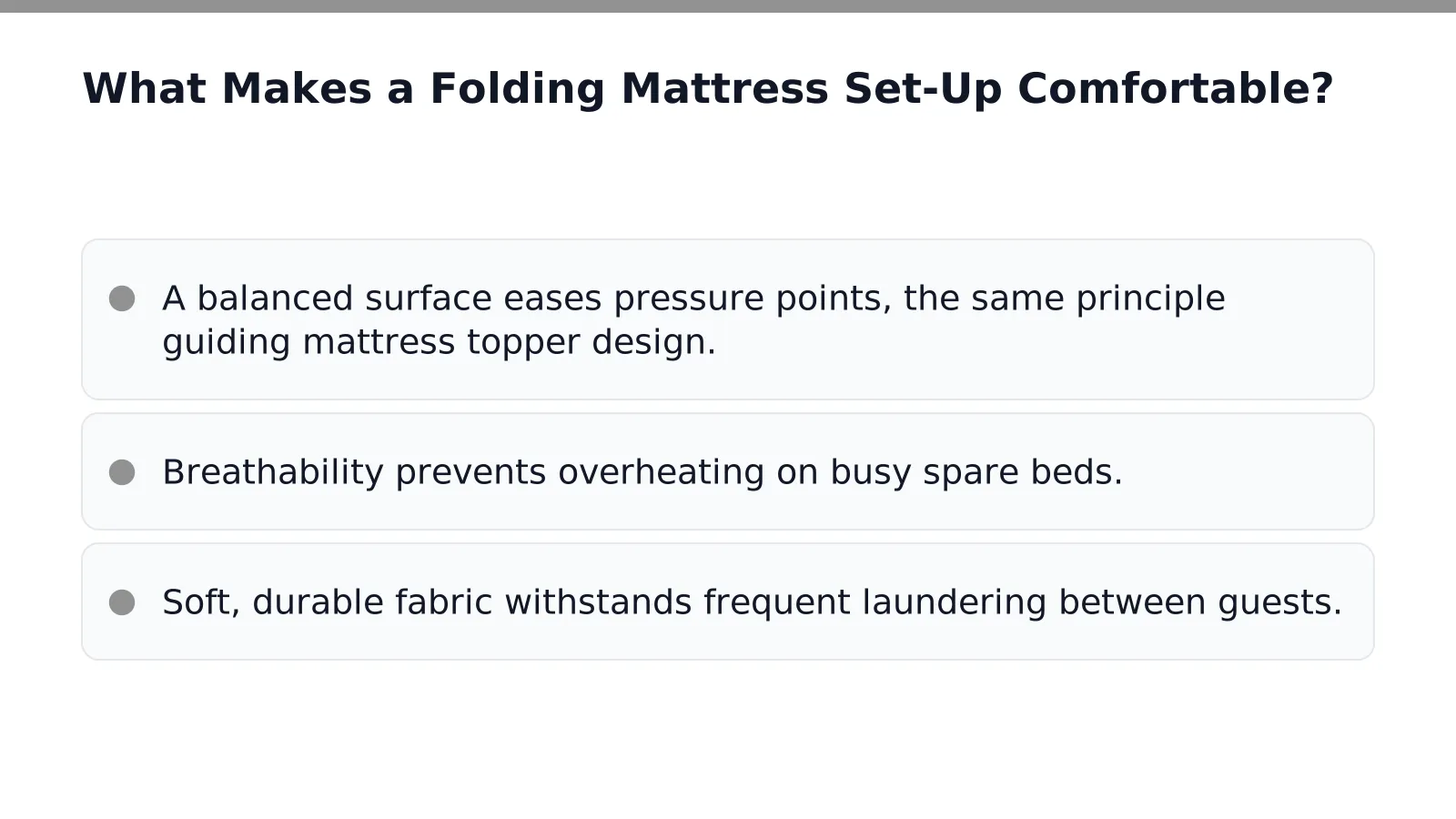 What Makes a Folding Mattress Set-Up Comfortable
