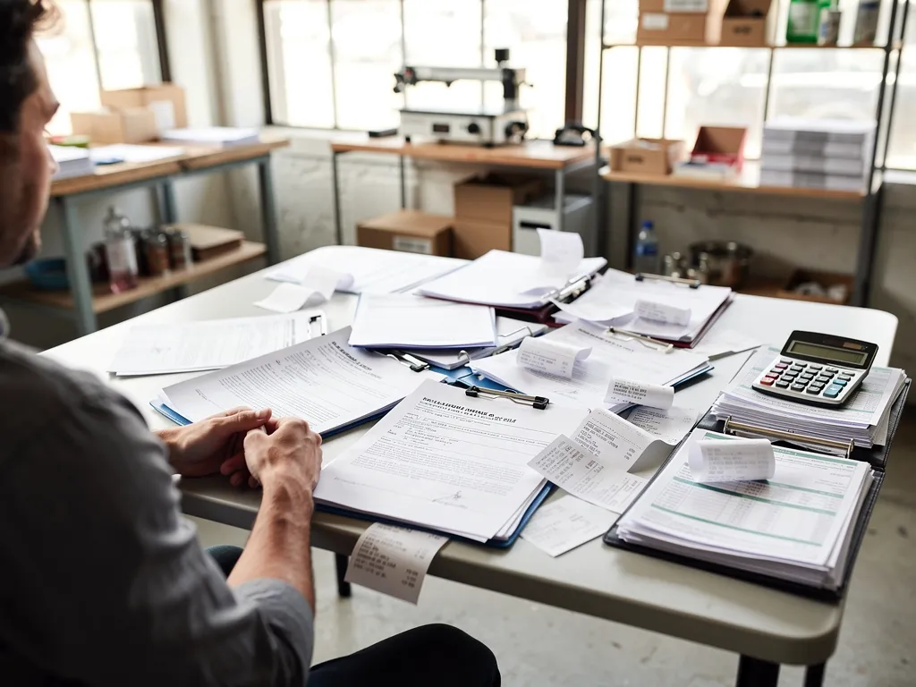 Checklist highlighting common errors in a no personal guarantee loan application